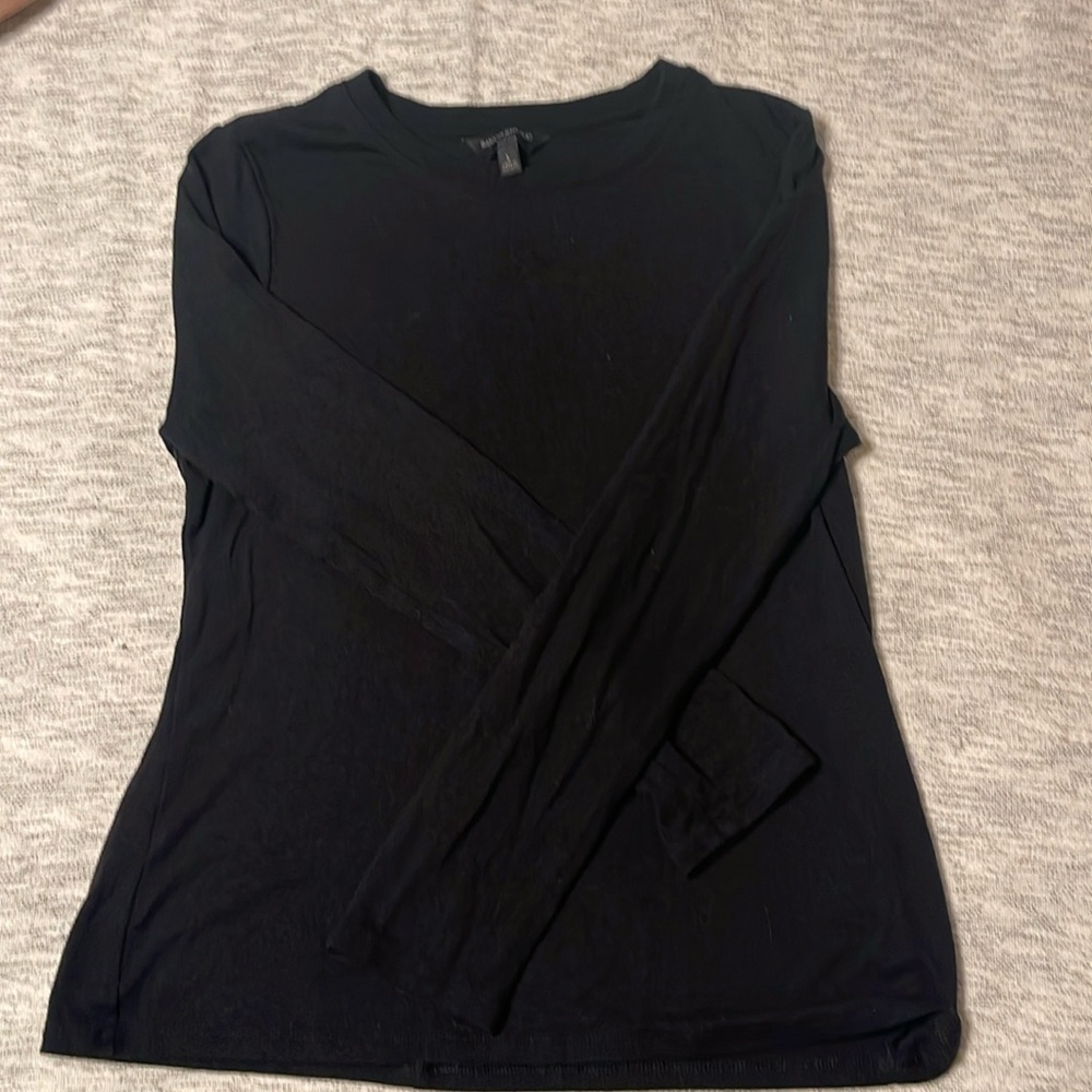 Banana Republic Black Long Sleeve Tee